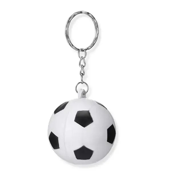 Customized Soccer Ball Stress Reliever Keychain - Customized Soccer Ball Stress Reliever Keychain - Image 3 of 4