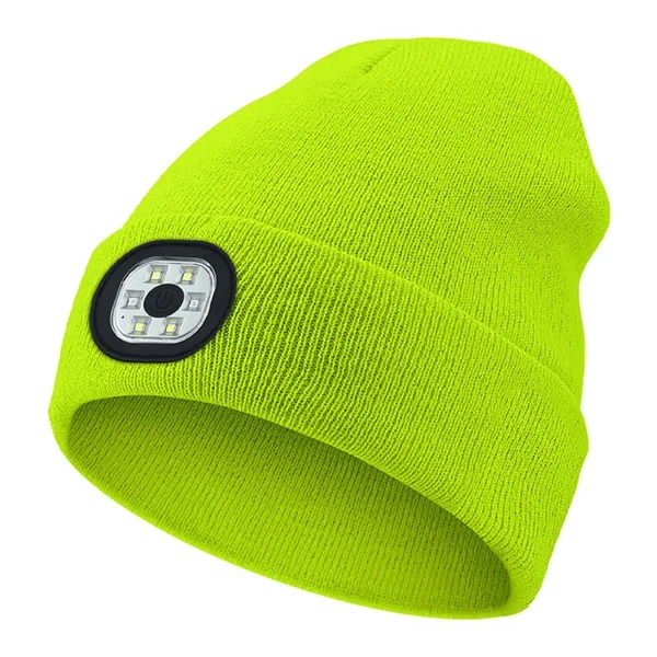 Warmer Knit Cap Hat With Led Light - Warmer Knit Cap Hat With Led Light - Image 2 of 6