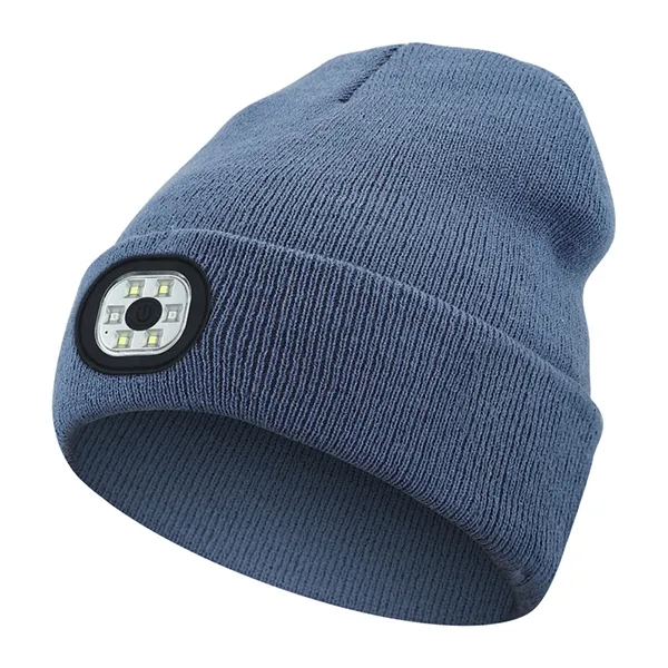 Warmer Knit Cap Hat With Led Light - Warmer Knit Cap Hat With Led Light - Image 4 of 6