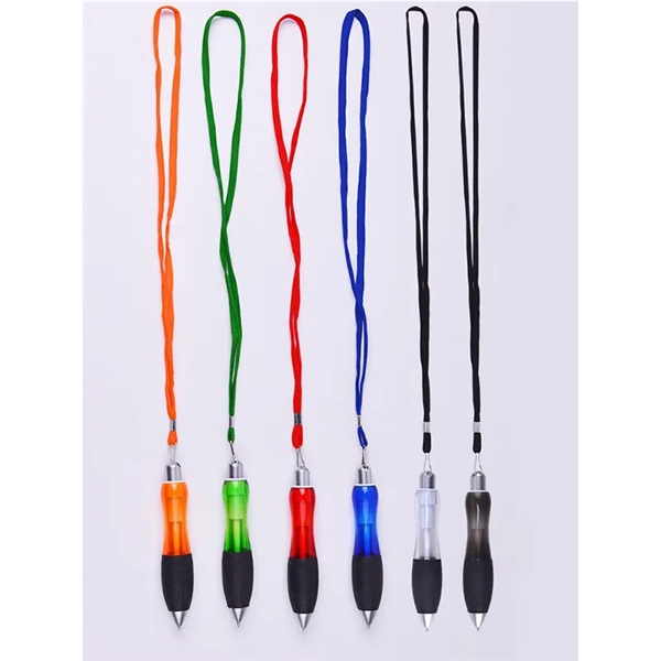Fat Ballpoint Pens With Hanging Rope - Fat Ballpoint Pens With Hanging Rope - Image 1 of 3