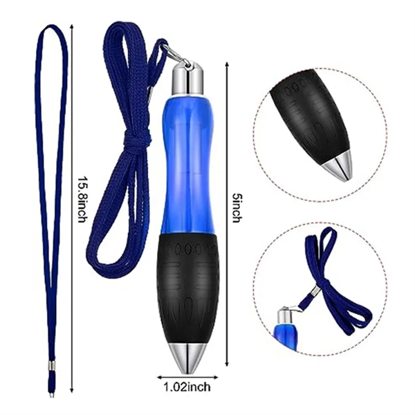 Fat Ballpoint Pens With Hanging Rope - Fat Ballpoint Pens With Hanging Rope - Image 2 of 3