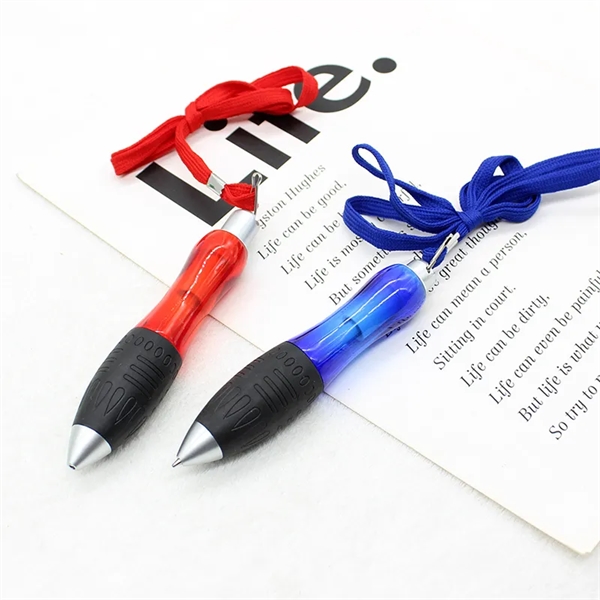 Fat Ballpoint Pens With Hanging Rope - Fat Ballpoint Pens With Hanging Rope - Image 3 of 3