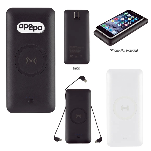 5-In-1 Wireless Charging Power Bank - 5-In-1 Wireless Charging Power Bank - Image 7 of 11