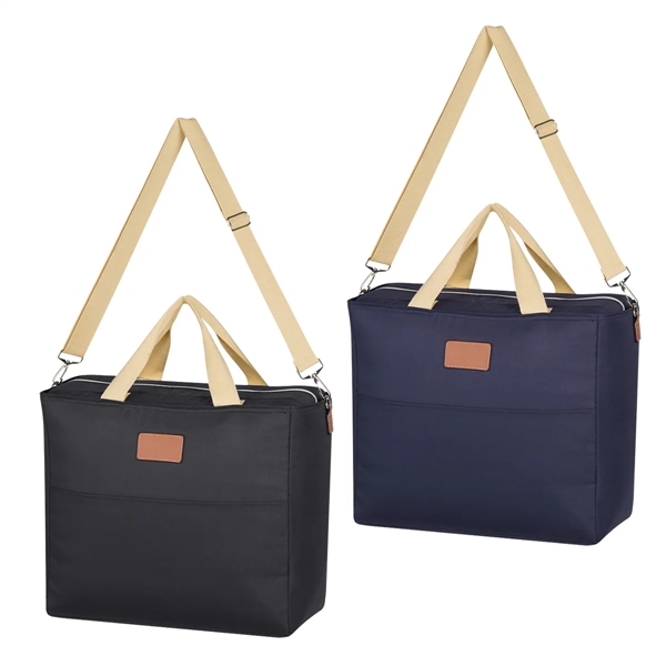 Custom Hefty Cooler Bag With Fleece Blanket