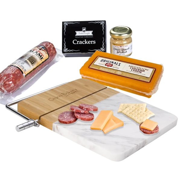 Custom Marble Cutting Board Charcuterie Set