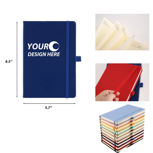 A5 Pu Cover Bussiness Notebook w/ Metal Pen - A5 Pu Cover Bussiness Notebook w/ Metal Pen - Image 1 of 1