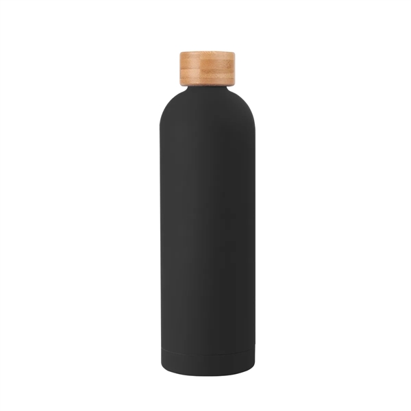 32 Oz. Viviane Stainless Steel Bottle With Bamboo Lid - 32 Oz. Viviane Stainless Steel Bottle With Bamboo Lid - Image 1 of 15