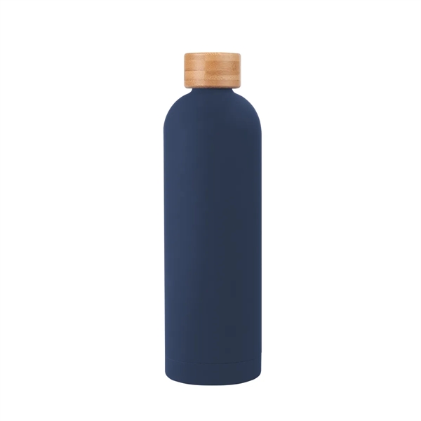 32 Oz. Viviane Stainless Steel Bottle With Bamboo Lid - 32 Oz. Viviane Stainless Steel Bottle With Bamboo Lid - Image 4 of 15