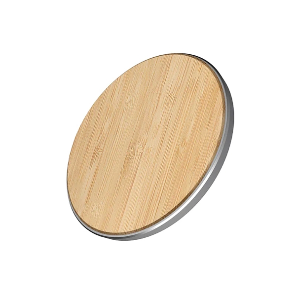 Bamboo Wireless Charger Pad, 15W - Bamboo Wireless Charger Pad, 15W - Image 2 of 4