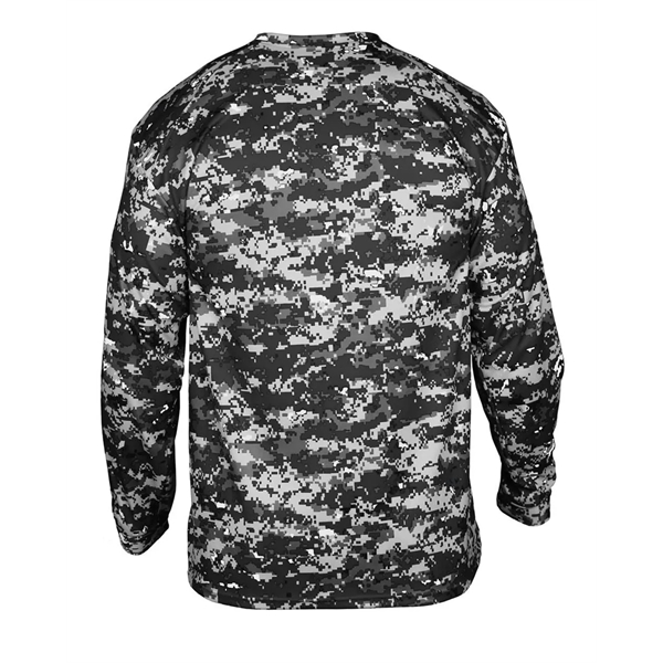 Badger Youth Digital Camo Long Sleeve T-Shirt - Badger Youth Digital Camo Long Sleeve T-Shirt - Image 3 of 24