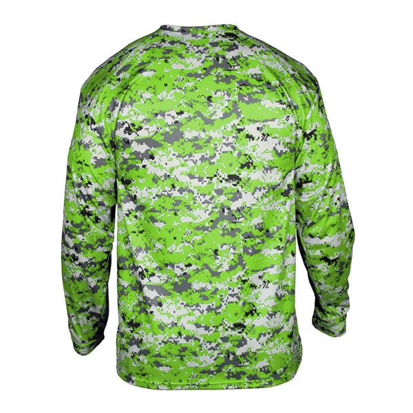 Badger Youth Digital Camo Long Sleeve T-Shirt - Badger Youth Digital Camo Long Sleeve T-Shirt - Image 9 of 24