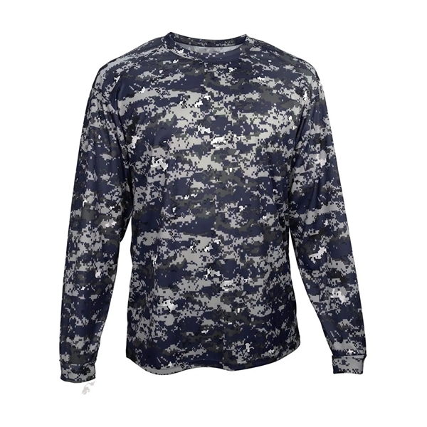 Badger Youth Digital Camo Long Sleeve T-Shirt - Badger Youth Digital Camo Long Sleeve T-Shirt - Image 10 of 24