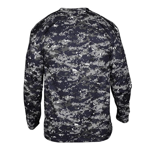 Badger Youth Digital Camo Long Sleeve T-Shirt - Badger Youth Digital Camo Long Sleeve T-Shirt - Image 12 of 24