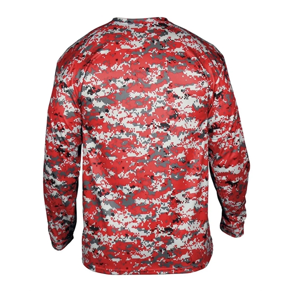 Badger Youth Digital Camo Long Sleeve T-Shirt - Badger Youth Digital Camo Long Sleeve T-Shirt - Image 15 of 24