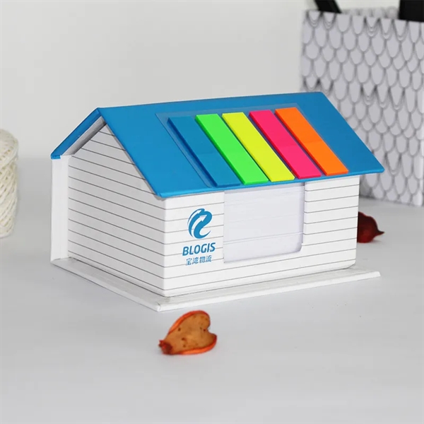 Creative House Shape Desktop Sticky Note Set Memo Pad - Creative House Shape Desktop Sticky Note Set Memo Pad - Image 2 of 2