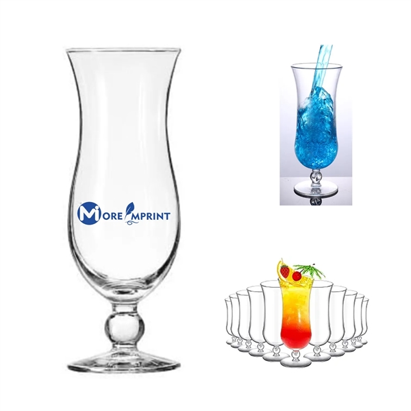16oz Plastic Hurricane Glasses Cocktail Drinkware - 16oz Plastic Hurricane Glasses Cocktail Drinkware - Image 0 of 3