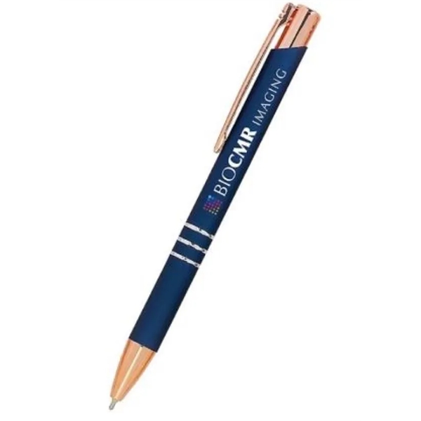 Full Color Delane Gel Pen - Rose Gold