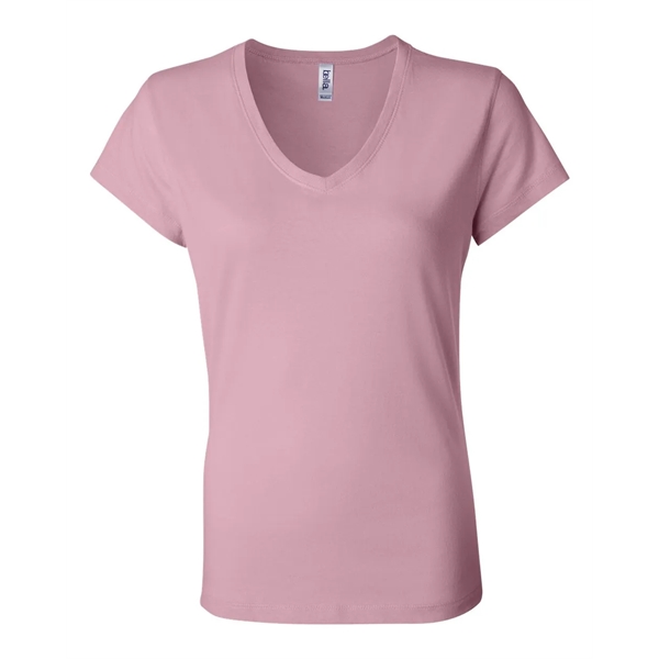 BELLA + CANVAS Women's Jersey V-Neck Tee - BELLA + CANVAS Women's Jersey V-Neck Tee - Image 25 of 42