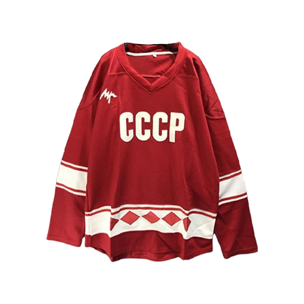 Embroidered Long Sleeve Custom Man Ice Hockey Jersey - Embroidered Long Sleeve Custom Man Ice Hockey Jersey - Image 4 of 6