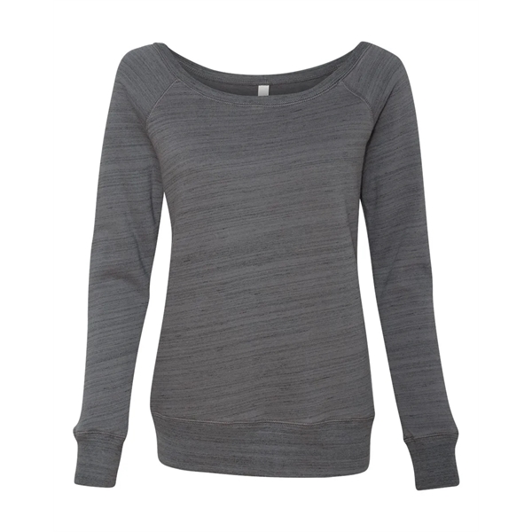 BELLA + CANVAS Women's Sponge Fleece Wide Neck Sweatshirt - BELLA + CANVAS Women's Sponge Fleece Wide Neck Sweatshirt - Image 9 of 57