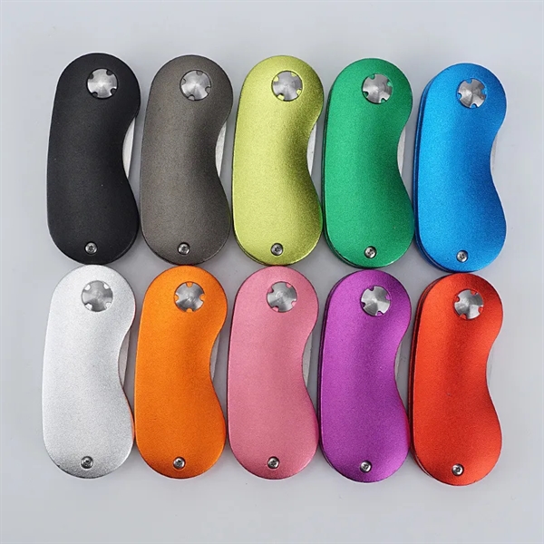 Aluminum Alloy Handle Foldable  Golf Divot Tool - Aluminum Alloy Handle Foldable  Golf Divot Tool - Image 1 of 3