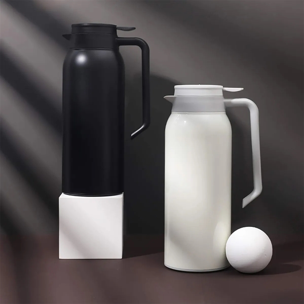 Stainless Steel Large Capacity Insulated Coffee Pot - Stainless Steel Large Capacity Insulated Coffee Pot - Image 2 of 8