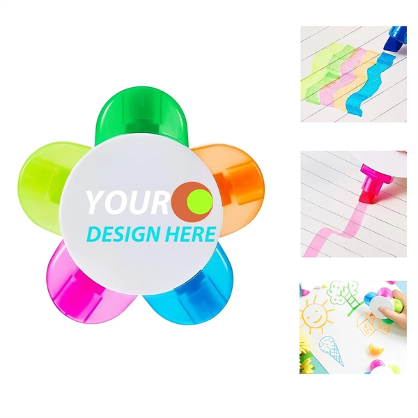 4'' Flower Shaped Highlighter - 4'' Flower Shaped Highlighter - Image 0 of 1