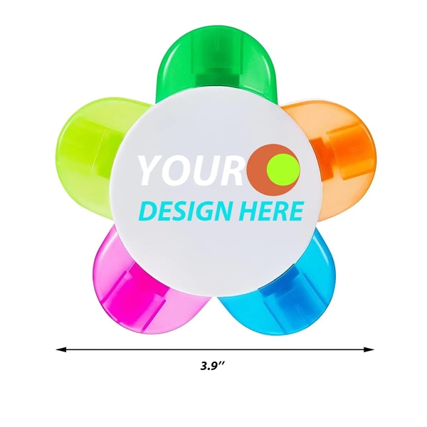 4'' Flower Shaped Highlighter - 4'' Flower Shaped Highlighter - Image 1 of 1