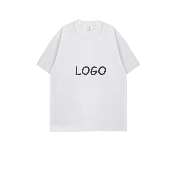 Cotton Crew Neck T-shirt - Cotton Crew Neck T-shirt - Image 0 of 5