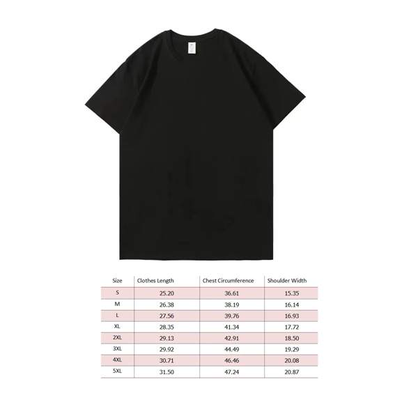 Cotton Crew Neck T-shirt - Cotton Crew Neck T-shirt - Image 4 of 5