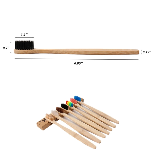 Biodegradable Bamboo Toothbrush w/ Custom Imprint - Biodegradable Bamboo Toothbrush w/ Custom Imprint - Image 1 of 1
