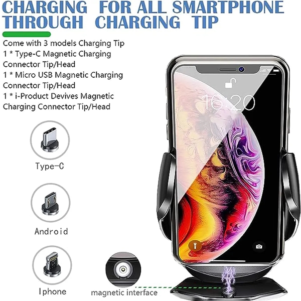Car Mobile Phone Wireless Charging Holder - Car Mobile Phone Wireless Charging Holder - Image 1 of 6