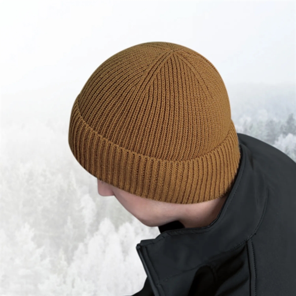 Acrylic, Cuff Toque with Flat Seams - Acrylic, Cuff Toque with Flat Seams - Image 10 of 17