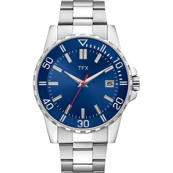 Bulova tfx men's blue cheap dial sport bracelet watch