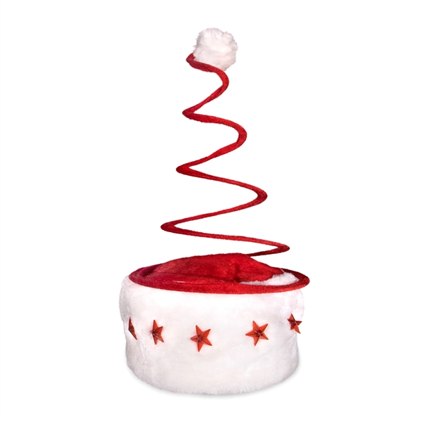 Light Up Spring Tree Santa Hat - Light Up Spring Tree Santa Hat - Image 2 of 2