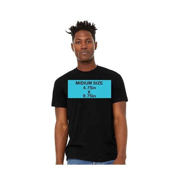 Full Color Bella Canvas T-Shirt, Single Side, Medium Size - Full Color Bella Canvas T-Shirt, Single Side, Medium Size - Image 0 of 4