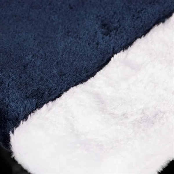 Blue Plush Santa Hat - Blue Plush Santa Hat - Image 3 of 3