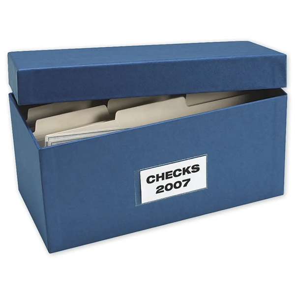 Storage Boxes, for Cancelled Check , Set Of 2