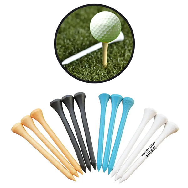 2.75" Wood Golf Tees - 2.75" Wood Golf Tees - Image 0 of 2