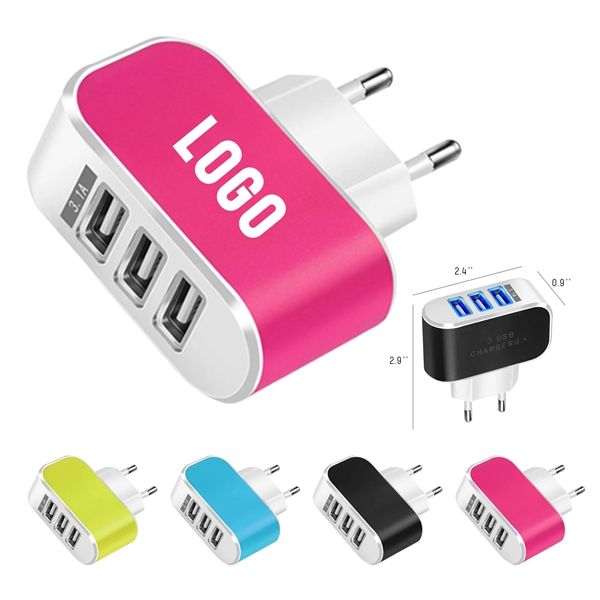 Multiple USB Interface Luminous Charger - Multiple USB Interface Luminous Charger - Image 0 of 4