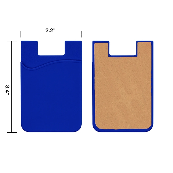 Silicone Cell Phone Wallet - Silicone Cell Phone Wallet - Image 1 of 16