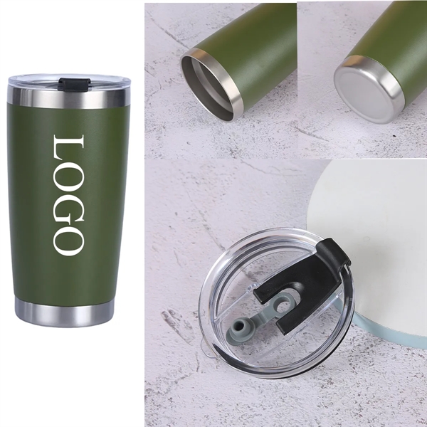 20 Oz Double Wall Vacuum Insulated Travel Mug - 20 Oz Double Wall Vacuum Insulated Travel Mug - Image 1 of 1