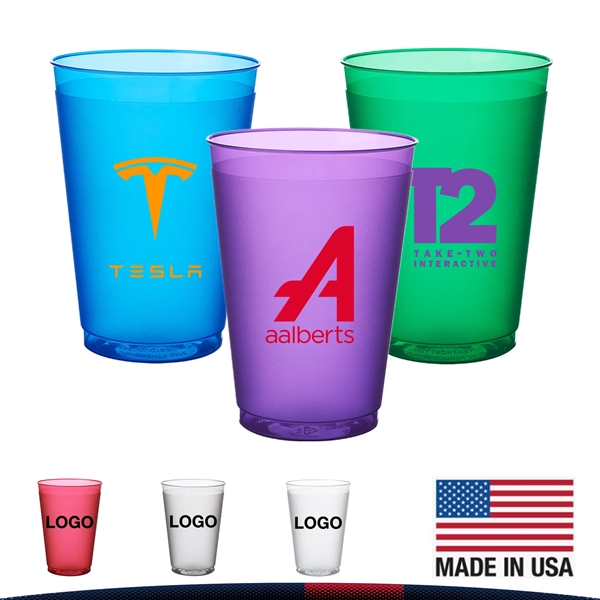 12 oz. Seleo Plastic Stadium Cups - 12 oz. Seleo Plastic Stadium Cups - Image 0 of 8