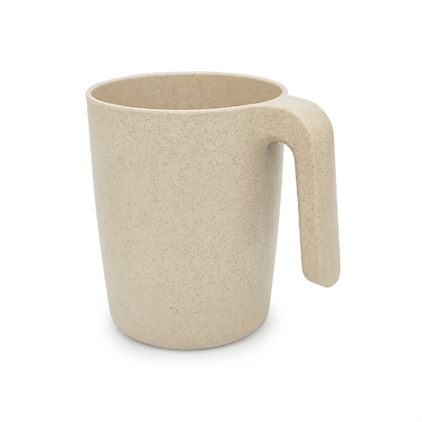 17Oz Wheat Straw Gargle Cup With Handle - 17Oz Wheat Straw Gargle Cup With Handle - Image 2 of 9