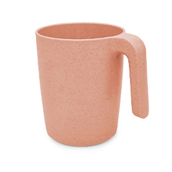 17Oz Wheat Straw Gargle Cup With Handle - 17Oz Wheat Straw Gargle Cup With Handle - Image 3 of 9