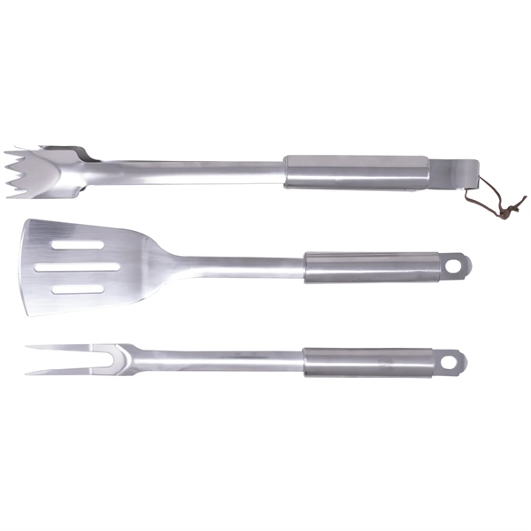 Premium Stainless Steel BBQ Set - Premium Stainless Steel BBQ Set - Image 2 of 5