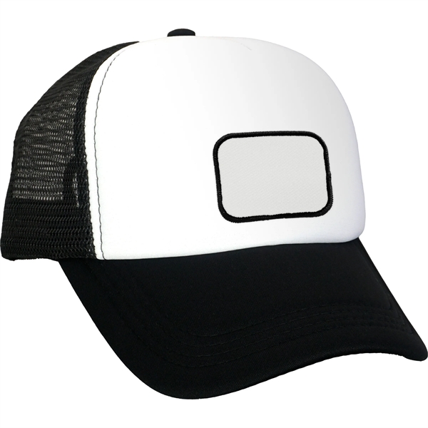 Foam Embroidered Emblem Trucker Hat - Foam Embroidered Emblem Trucker Hat - Image 10 of 11