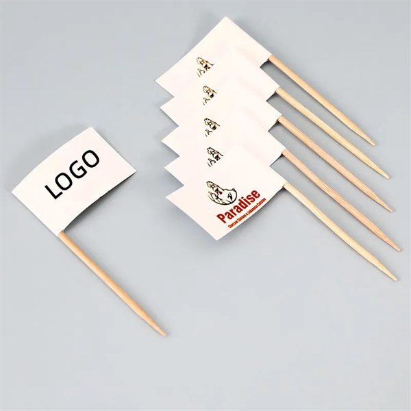 Mini Hamburger Toothpick Flag - Mini Hamburger Toothpick Flag - Image 0 of 3