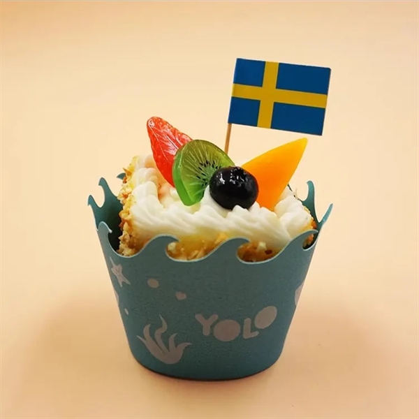 Mini Hamburger Toothpick Flag - Mini Hamburger Toothpick Flag - Image 1 of 3