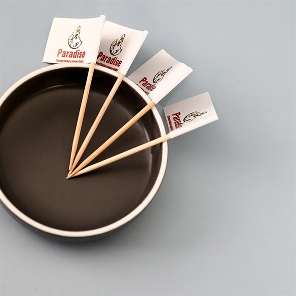 Mini Hamburger Toothpick Flag - Mini Hamburger Toothpick Flag - Image 2 of 3